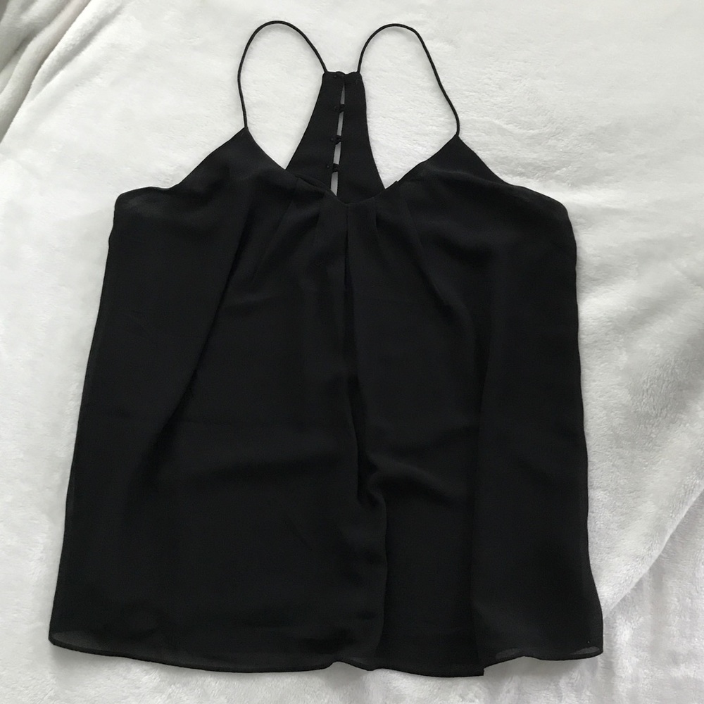 🚫SOLD on eBay🚫Black tank with gold button back